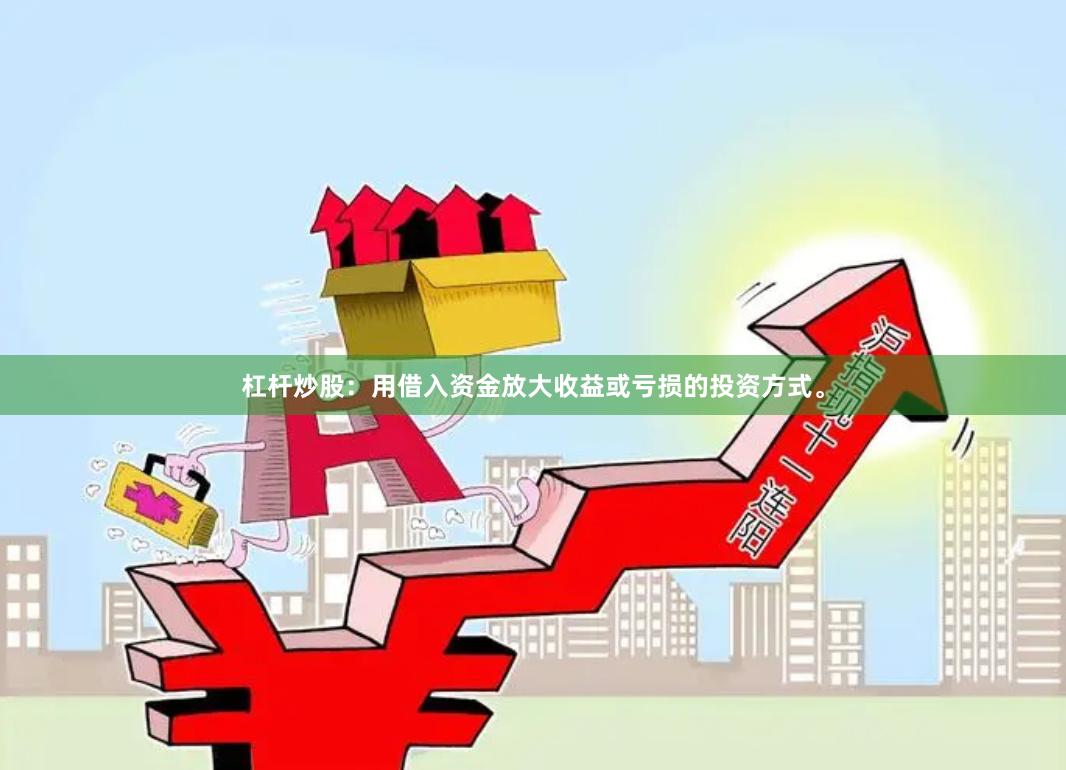 杠杆炒股：用借入资金放大收益或亏损的投资方式。