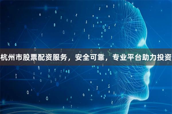 杭州市股票配资服务，安全可靠，专业平台助力投资